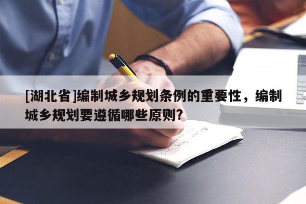 [湖北省]编制城乡规划条例的重要性，编制城乡规划要遵循哪些原则?