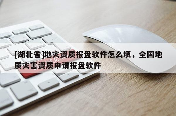 [湖北省]地灾资质报盘软件怎么填，全国地质灾害资质申请报盘软件