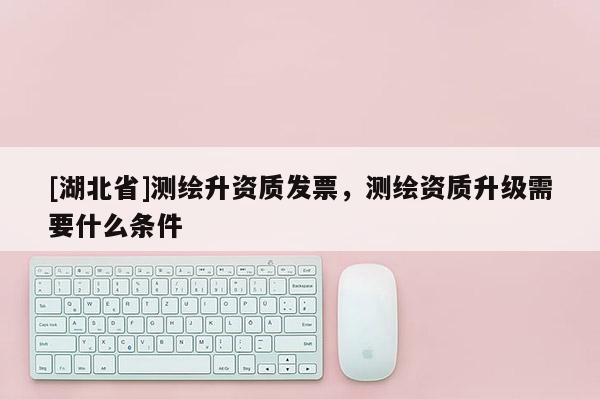 [湖北省]测绘升资质发票，测绘资质升级需要什么条件