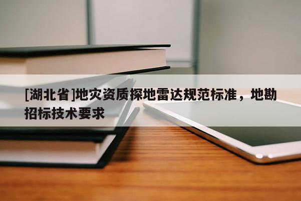 [湖北省]地灾资质探地雷达规范标准，地勘招标技术要求