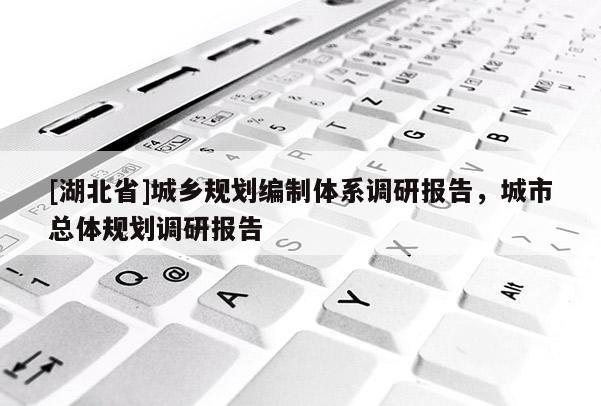 [湖北省]城乡规划编制体系调研报告，城市总体规划调研报告