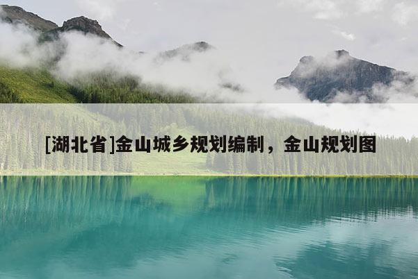 [湖北省]金山城乡规划编制，金山规划图
