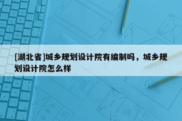 [湖北省]城乡规划设计院有编制吗，城乡规划设计院怎么样