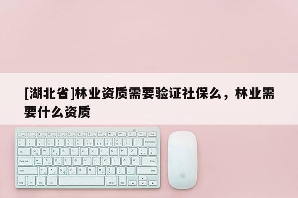 [湖北省]林业资质需要验证社保么，林业需要什么资质