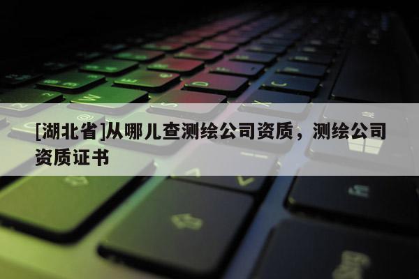 [湖北省]从哪儿查测绘公司资质，测绘公司资质证书