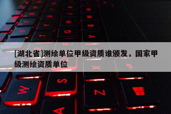 [湖北省]测绘单位甲级资质谁颁发，国家甲级测绘资质单位