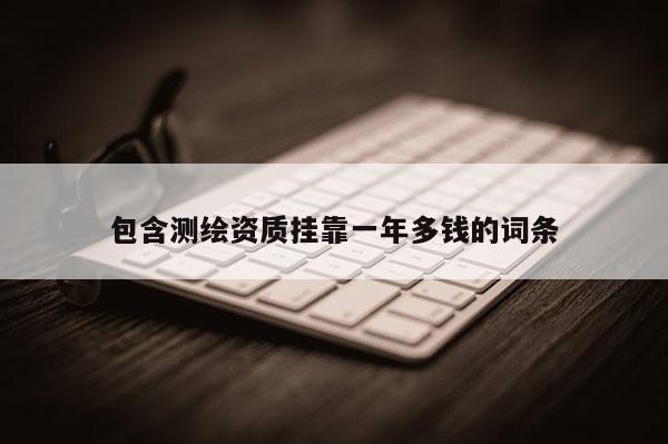 包含测绘资质挂靠一年多钱的词条