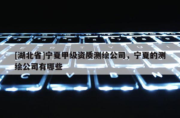 [湖北省]宁夏甲级资质测绘公司，宁夏的测绘公司有哪些