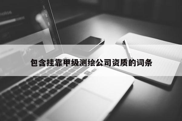 包含挂靠甲级测绘公司资质的词条