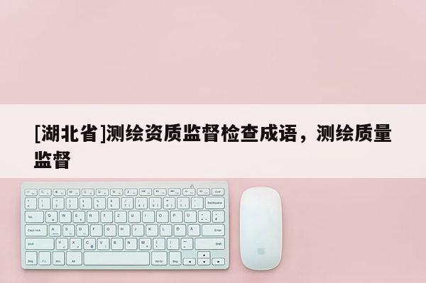 [湖北省]测绘资质监督检查成语，测绘质量监督