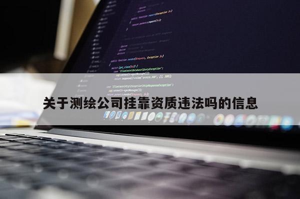 关于测绘公司挂靠资质违法吗的信息
