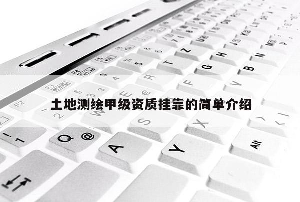 土地测绘甲级资质挂靠的简单介绍