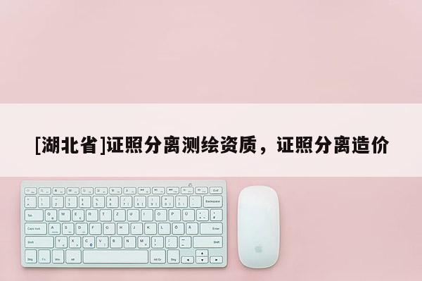 [湖北省]证照分离测绘资质，证照分离造价