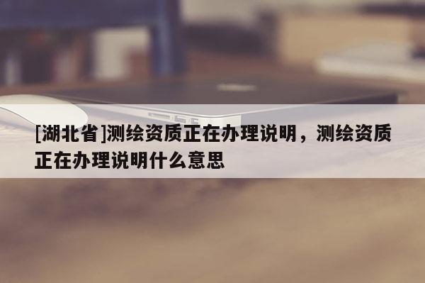 [湖北省]测绘资质正在办理说明，测绘资质正在办理说明什么意思