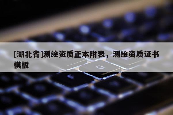 [湖北省]测绘资质正本附表，测绘资质证书模板