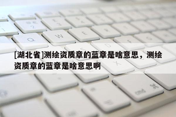 [湖北省]测绘资质章的蓝章是啥意思，测绘资质章的蓝章是啥意思啊