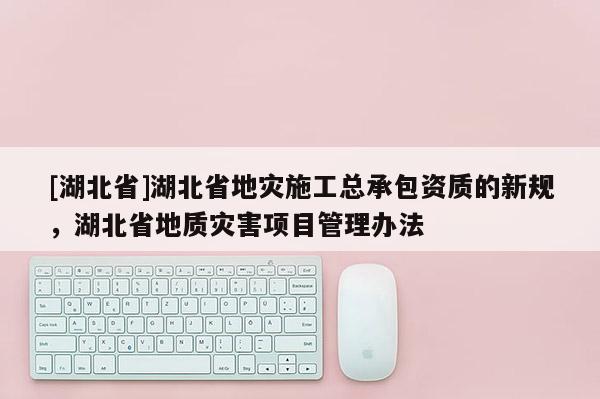 [湖北省]湖北省地灾施工总承包资质的新规，湖北省地质灾害项目管理办法