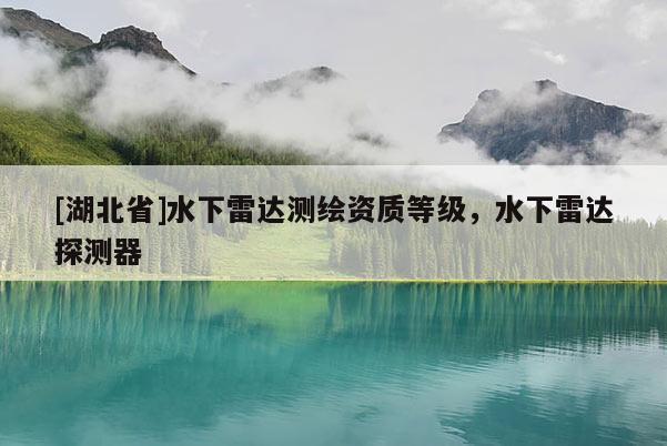 [湖北省]水下雷达测绘资质等级，水下雷达探测器